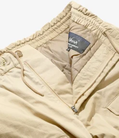 Engineered Garments x Nanga - Airborne Down Pant - Beige - Flame Resistant Polyester Aramid Ripstop