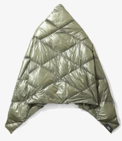 Engineered Garments x Nanga - Snap Shawl - Khaki -Nylon