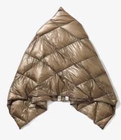 Engineered Garments x Nanga - Snap Shawl - Mocha -Nylon