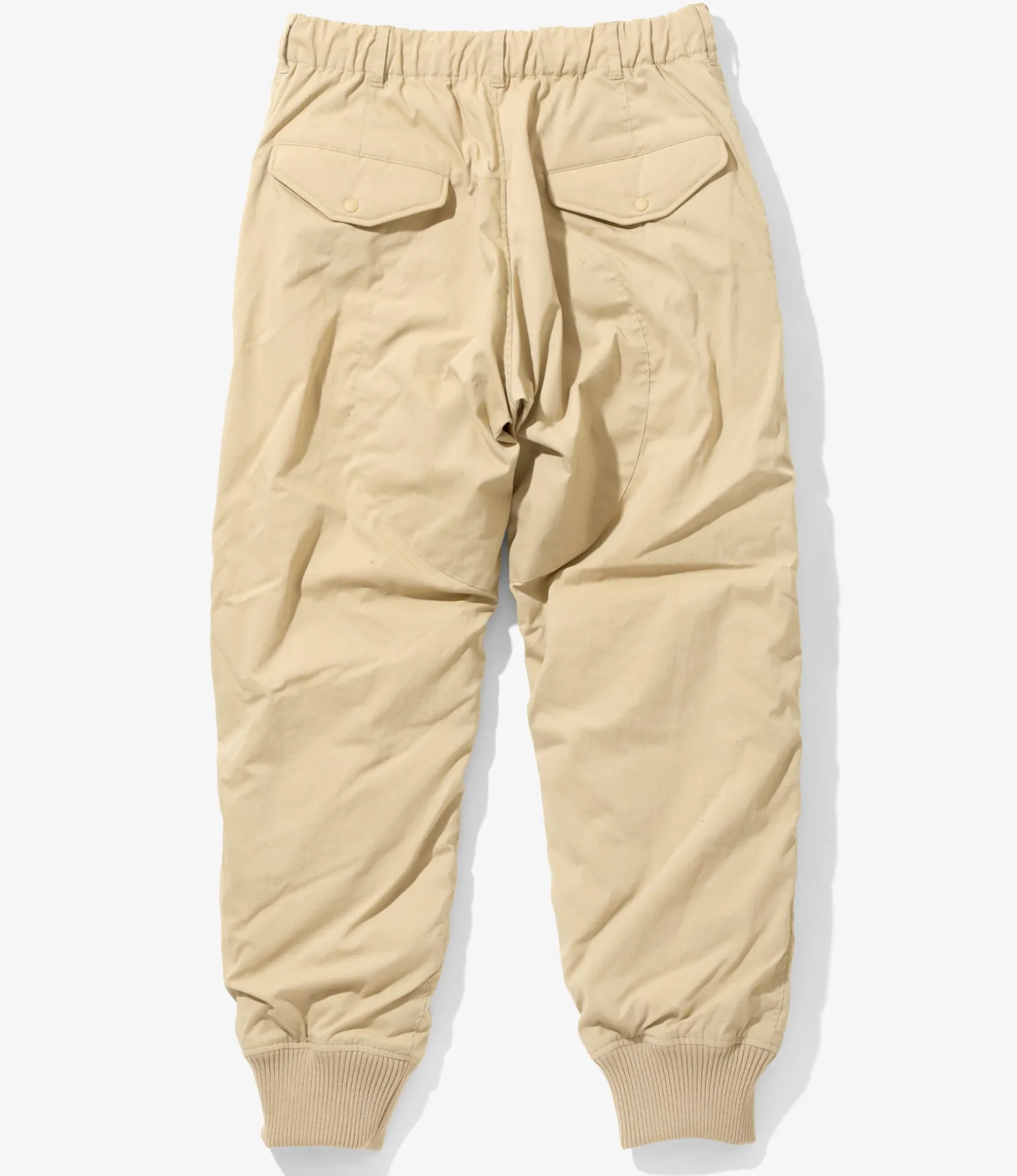 Engineered Garments x Nanga - Airborne Down Pant - Beige - Flame Resistant Polyester Aramid Ripstop