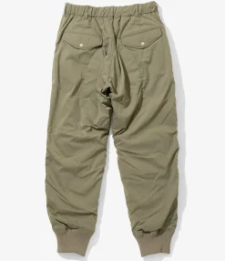 Engineered Garments x Nanga - Airborne Down Pant - Khaki - Flame Resistant Polyester Aramid Ripstop