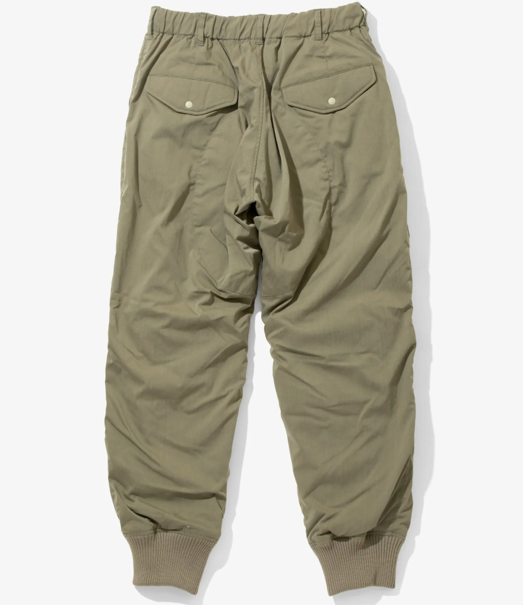 Engineered Garments x Nanga - Airborne Down Pant - Khaki - Flame Resistant Polyester Aramid Ripstop