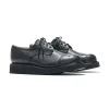 Engineered Garments x Tricker's Asymmetric Gibson - Black Scotch Grain Morflex
