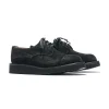 Engineered Garments x Tricker's Asymmetric Gibson - Black Suede Morflex