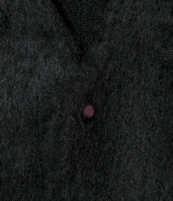 EP Mohair Cardigan - Black - Solid