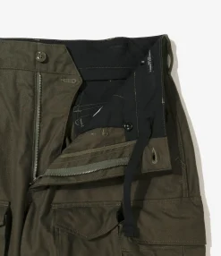 FA Pant - Olive Cotton Brushed Herringbone