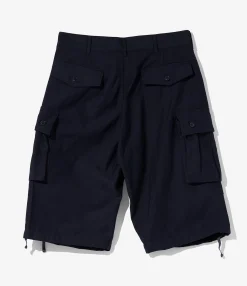 FA Short - Nepenthes Special - Dk. Navy Cotton Reverse Sateen