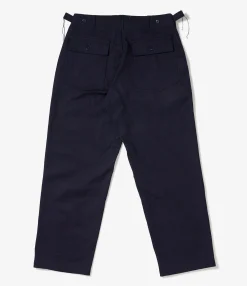 Fatigue Pant - Dk. Navy Cotton Heavy Basketweave