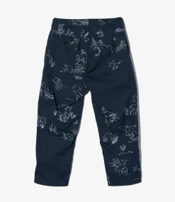Fatigue Pant - Navy Animal Print 6.5oz Flat Twill