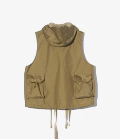 Field Vest - Khaki 3 Layers Nyco Cloth