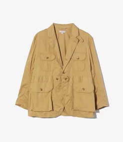 Folk Jacket - Khaki Cotton Superfine Poplin