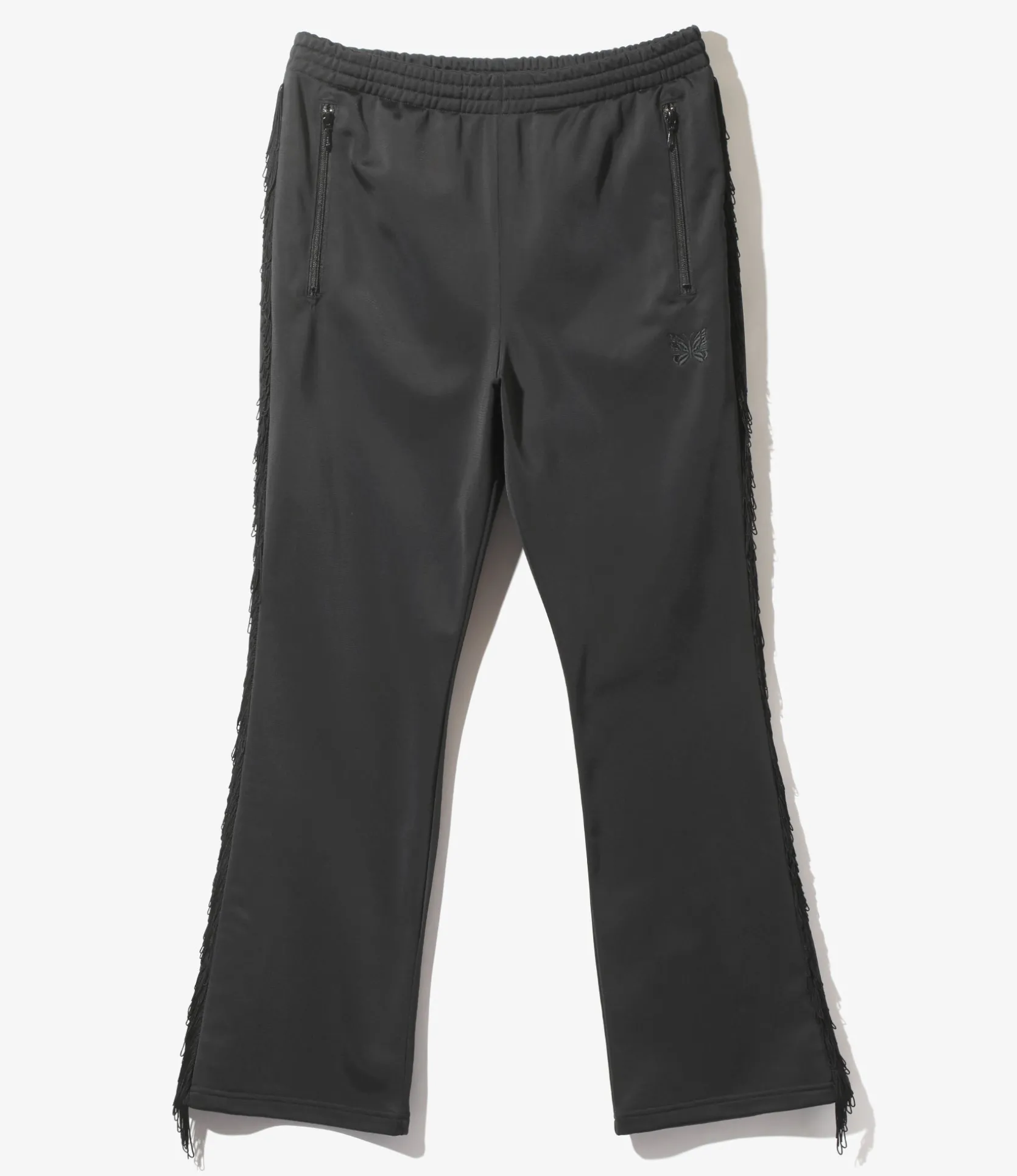 Fringe Boot-Cut Track Pant - Black - PE/TA Bright Jersey
