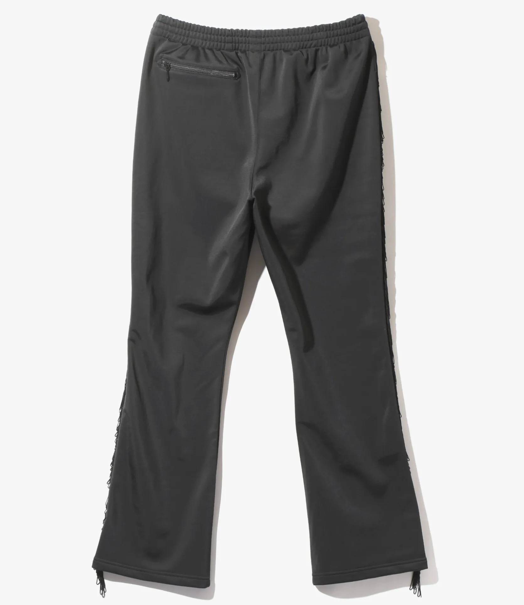 Fringe Boot-Cut Track Pant - Black - PE/TA Bright Jersey