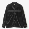 Fringe One-Up Shirt - Black - TA/PE Velour