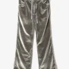 Fringe String Easy Pant - Charcoal - TA/PE Velour
