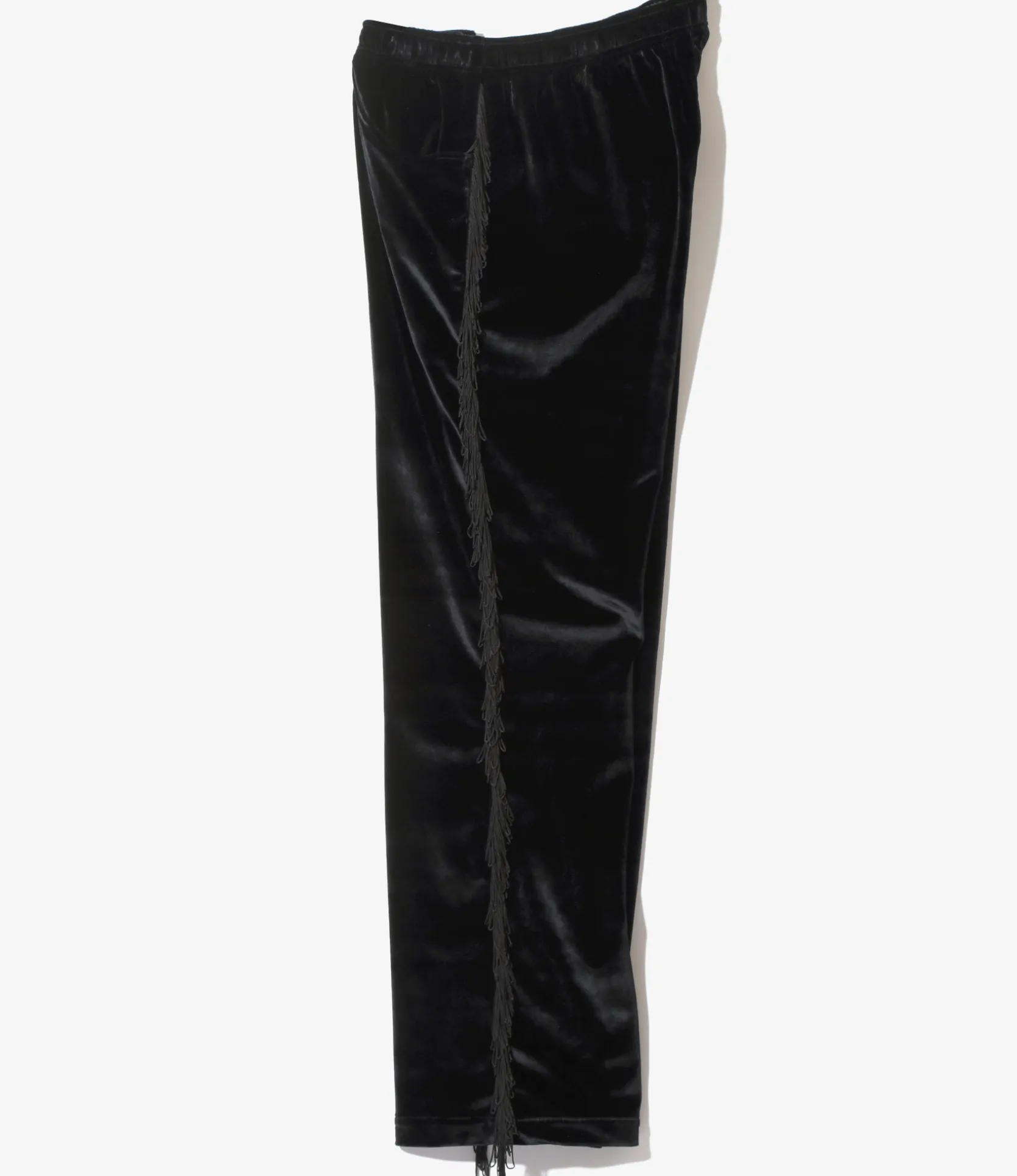 Fringe String Easy Pant - Black - TA/PE Velour