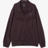 Fringe Track Jacket - Purple - Rayon Jersey