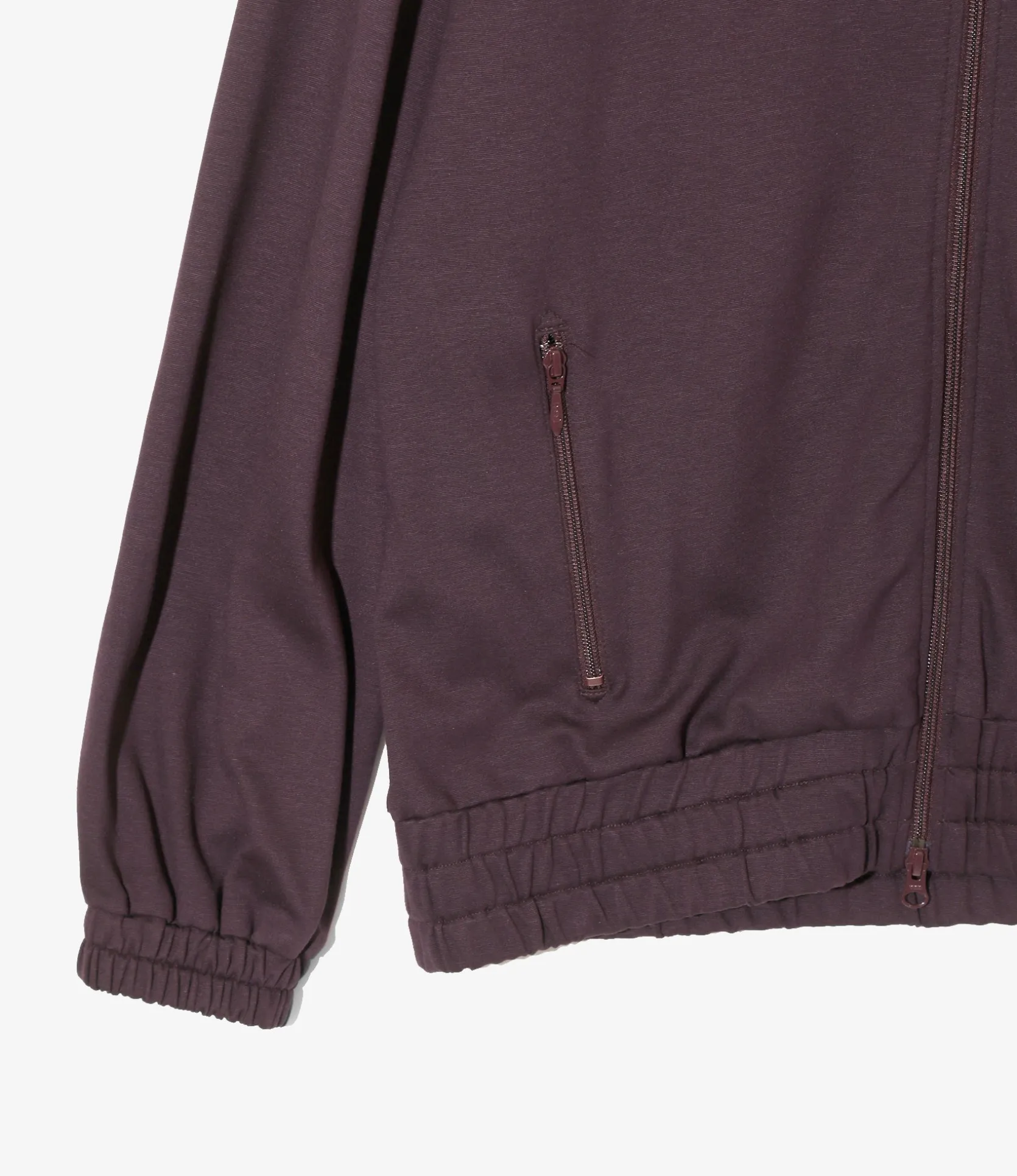 Fringe Track Jacket - Purple - Rayon Jersey