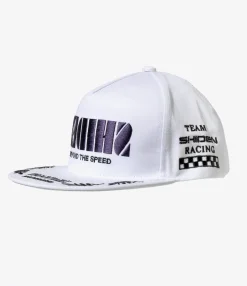 F.V. Racing Cap - White - Cotton Twill