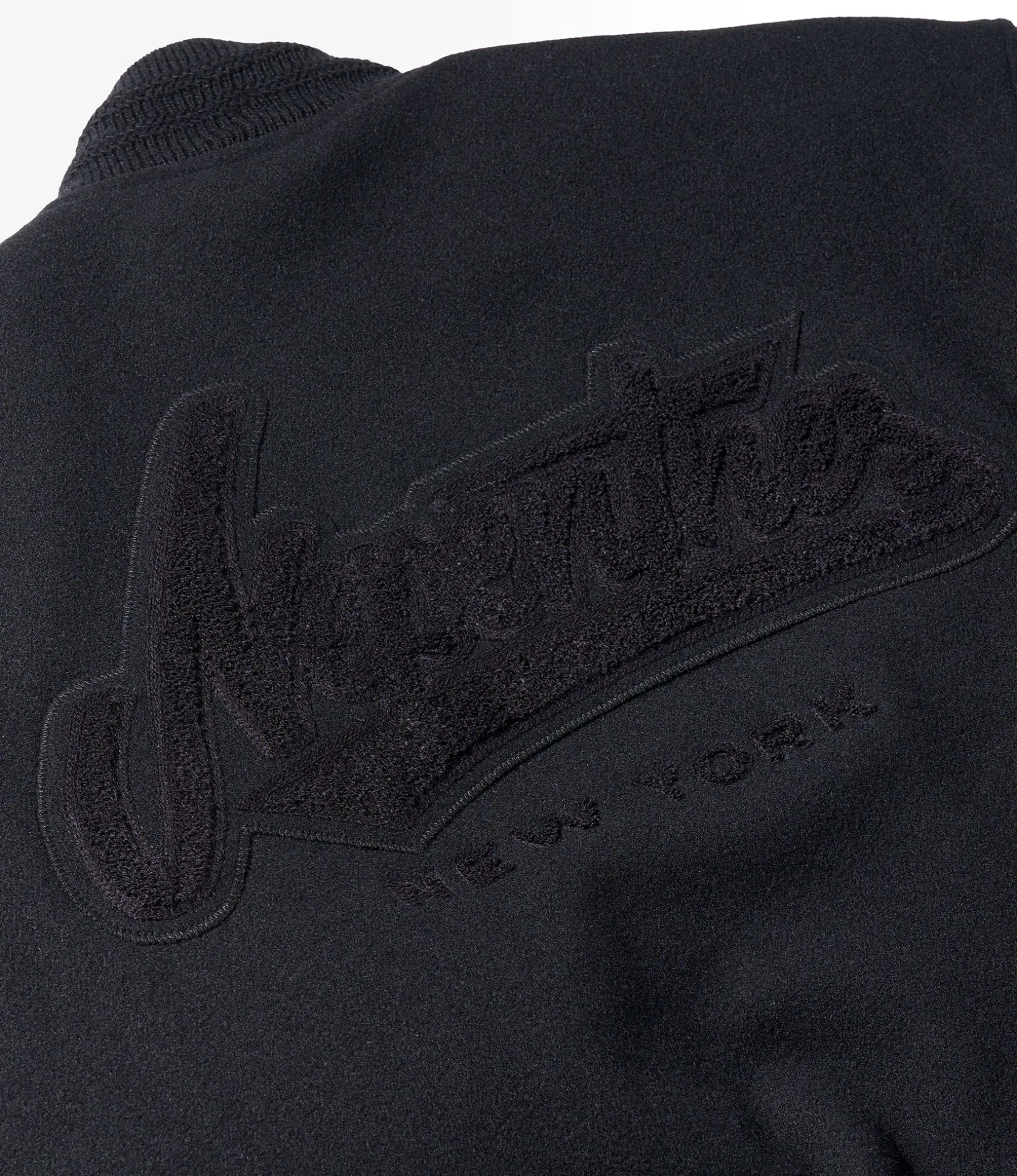 GDP x Golden Bear Varsity Jacket - Black/Black
