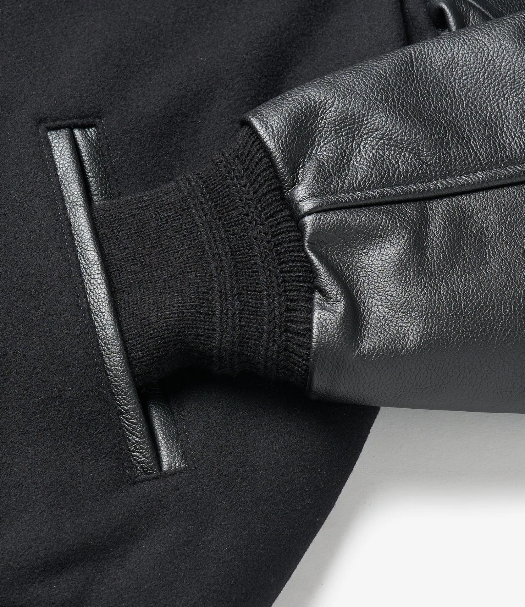 GDP x Golden Bear Varsity Jacket - Black/Black