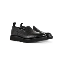 Golf Loafer - Black Scotch Grain