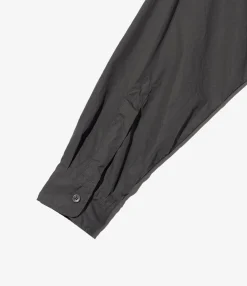 Guayabera Shirt - Charcoal 100's 2Ply Broadcloth