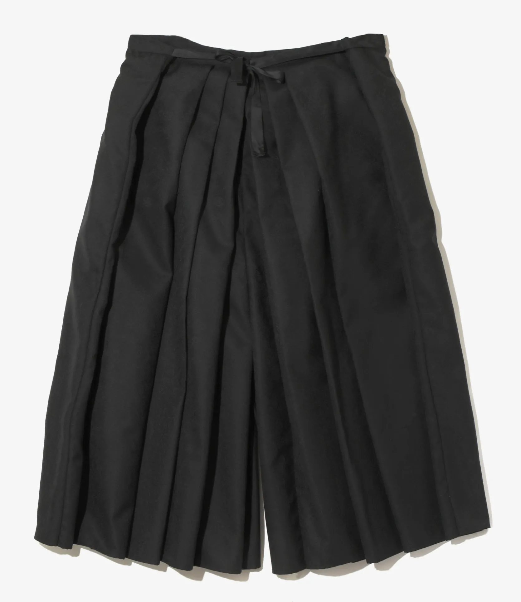 Hakama Pant - Black - Wool Python Jacquard