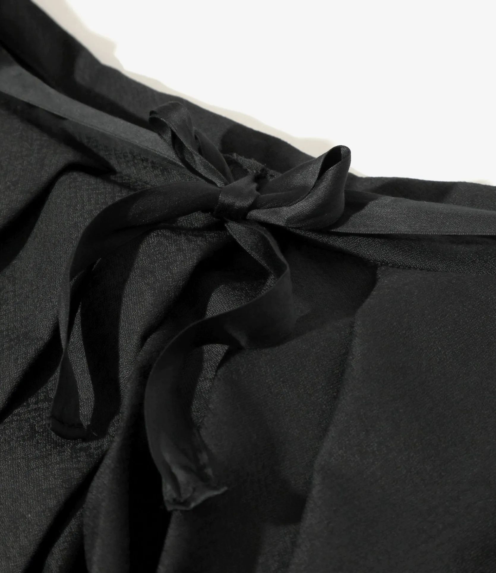 Hakama Pant - Black - Wool Python Jacquard