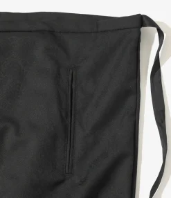 Hakama Pant - Black - Wool Python Jacquard