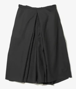 Hakama Pant - Black - Wool Python Jacquard
