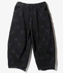 H.D. Pant - Black - Painter / 10oz Denim / Rose Jq.