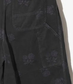 H.D. Pant - Black - Painter / 10oz Denim / Rose Jq.