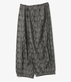 H.D. Pant - Grey - PE/C Python Jacquard
