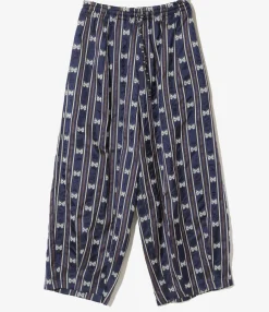 H.D. Pant - Navy - Papillon Stripe Jacquard