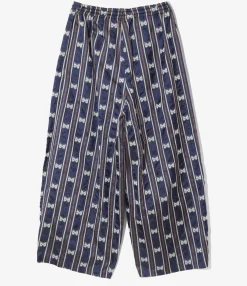 H.D. Pant - Navy - Papillon Stripe Jacquard