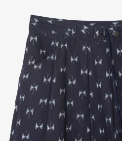 H.D Pant - Painter - Papillon - 9oz Printed Indigo Kasuri
