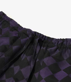 H.D. Pant - Purple / Black - PE/R Argyle Jacquard