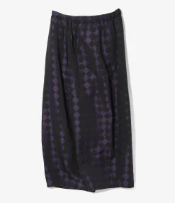 H.D. Pant - Purple / Black - PE/R Argyle Jacquard