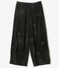 H.D. Track Pant - Black - Pile Jacquard / Spider Web