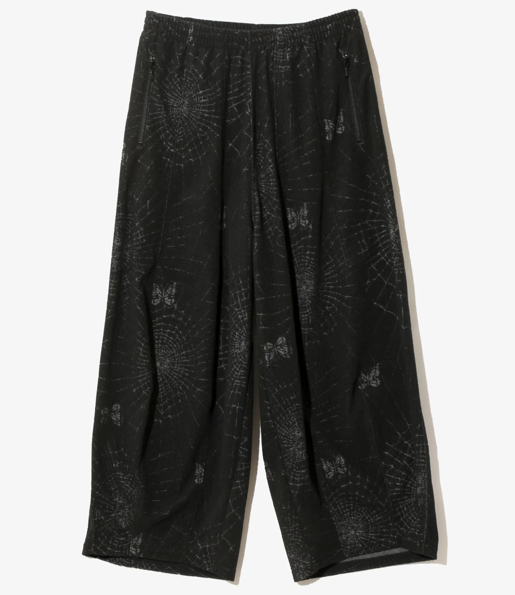 H.D. Track Pant - Black - Pile Jacquard / Spider Web