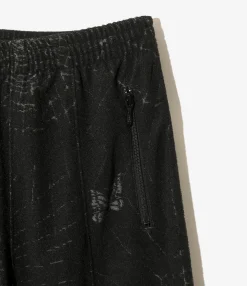 H.D. Track Pant - Black - Pile Jacquard / Spider Web