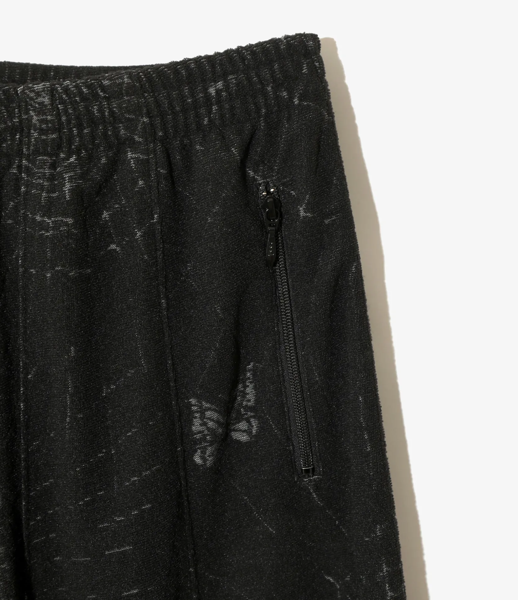 H.D. Track Pant - Black - Pile Jacquard / Spider Web