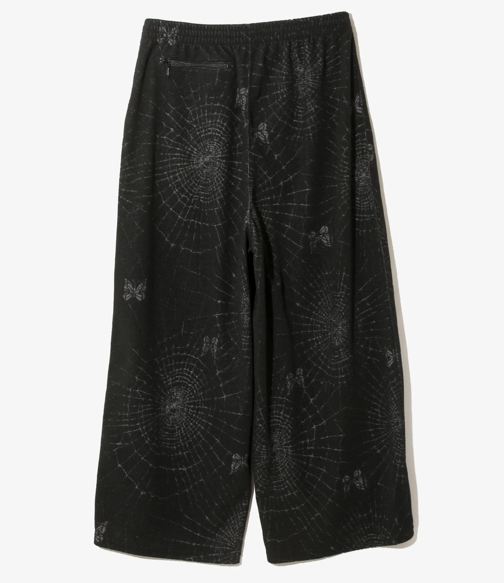 H.D. Track Pant - Black - Pile Jacquard / Spider Web