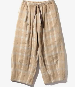 H.D.P. Pant - Mocha - W/PE Plaid Double Jq.