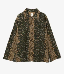 Hunting Shirt - Leopard - Cotton Flannel Printed