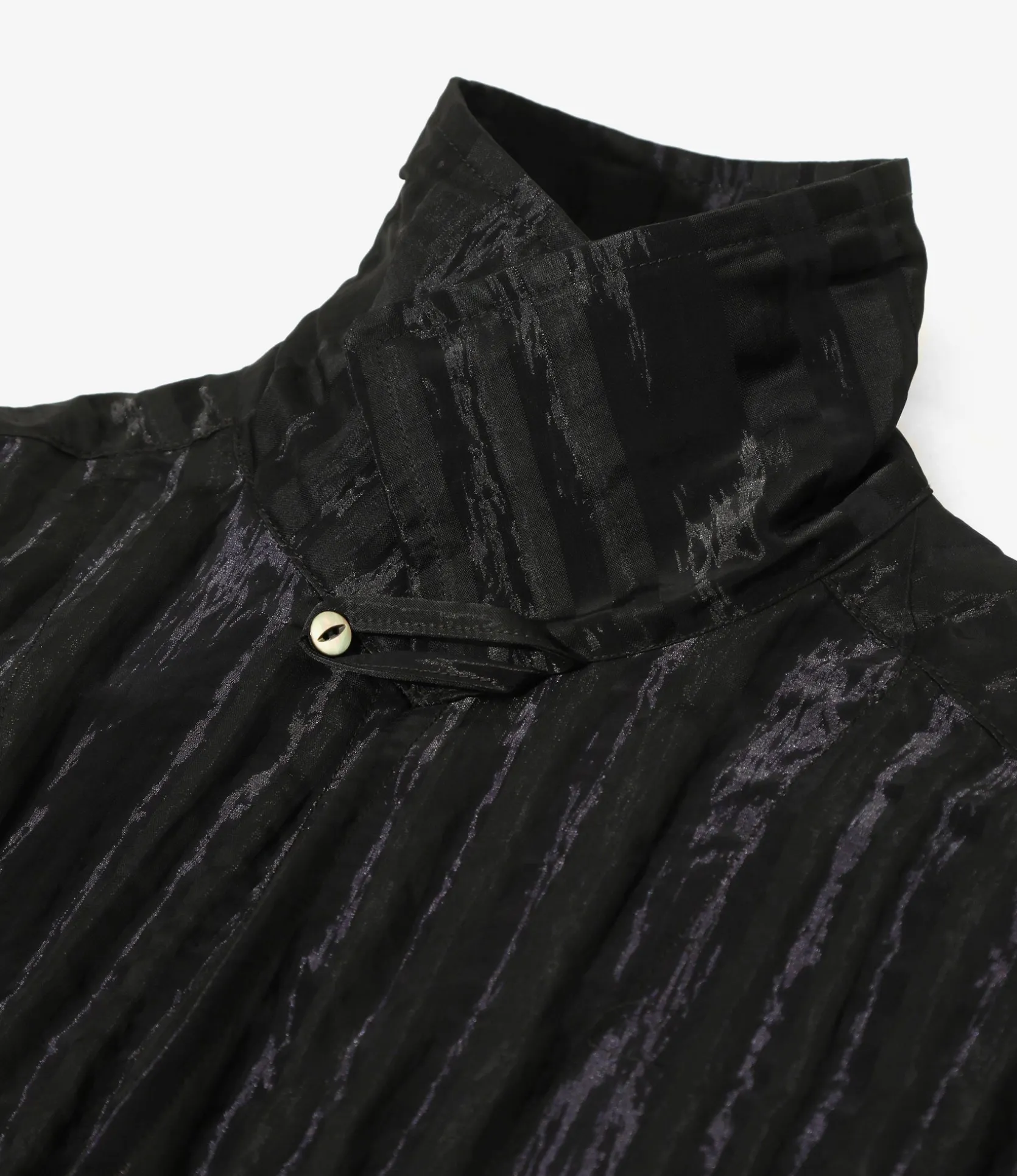 Italian Collar S/S Shirt - Purple - R/N Bright Stripe