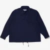 Jumper Shirt - Navy Superfine Poplin