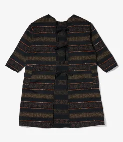 Kapo Dress - Black PC Ethnic Jacquard