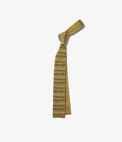 Knit Tie - Olive Fair Isle